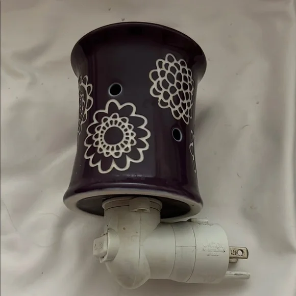 Purple Floral Electric Wax Warmer - Picture 5 of 7